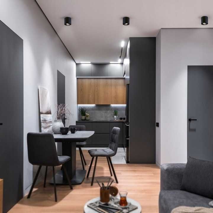 Czarna oprawa natynkowa GU10 | Halogenowa tuba LED | Sufitowa, ruchoma