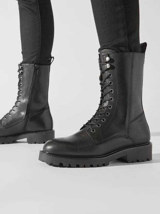 Жіночі черевики ботинки на шнурівці шкіра Vagabond зимові ідеальні
