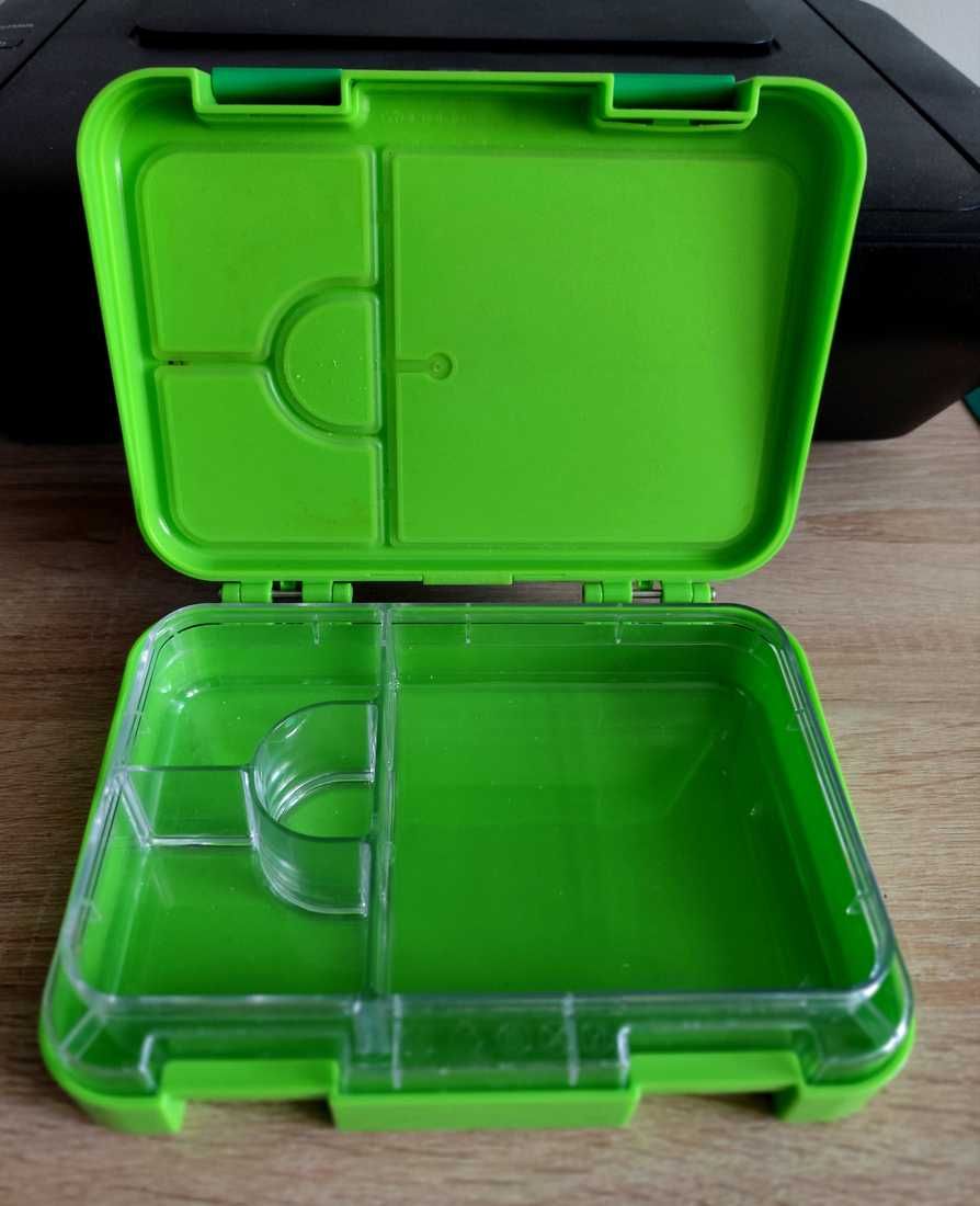 Klarstein schmatzfatz junior śniadaniówka lunch box zielony z komorami