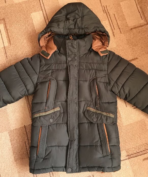 Куртка зимняя новая на мальчика 9-10л  пуховик зима 146см 36-38 размер