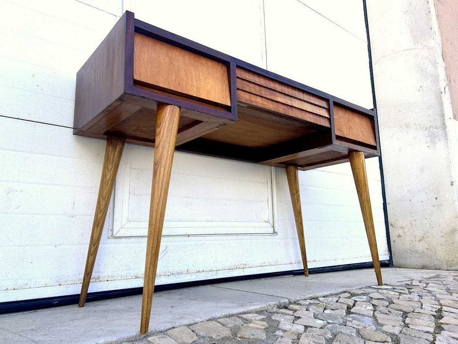 Consola secretária olaio vintage + 124comp x 44,5prof x 79alt.