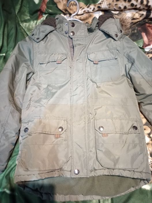 Kurtka narciarska zimowa ocieplana polarem 10 - 12 lat