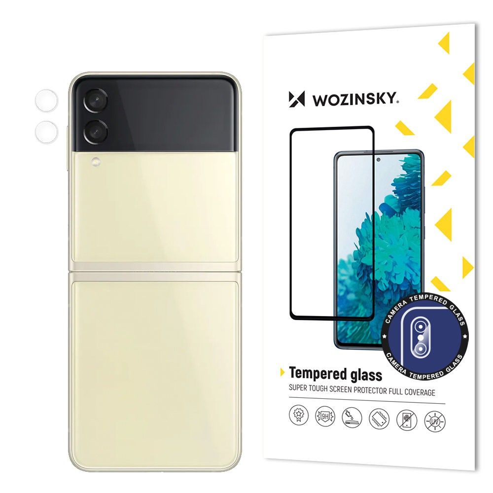 Szkło na aparat do Samsung Galaxy Z Flip3 Wozinsky Full Camera Glass