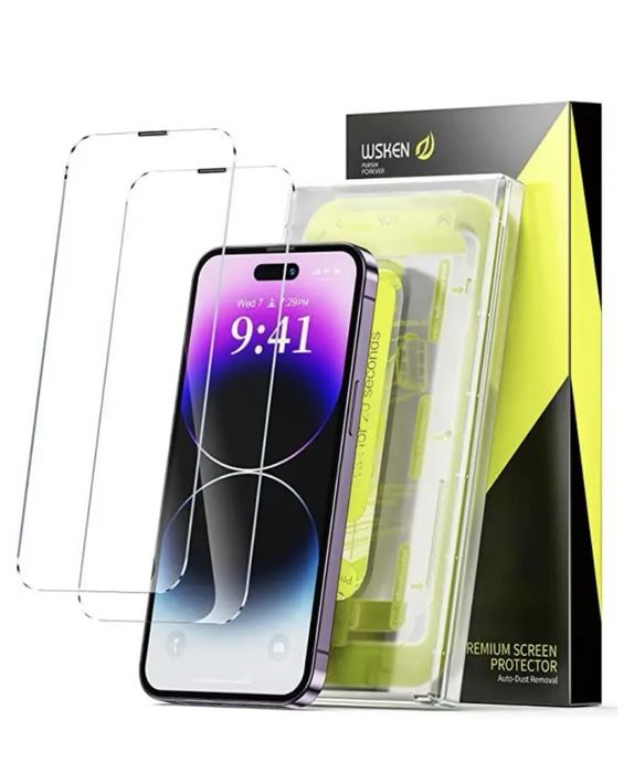 Защитное стекло Wsken iPhone 14 Pro в упаковке 2 шт