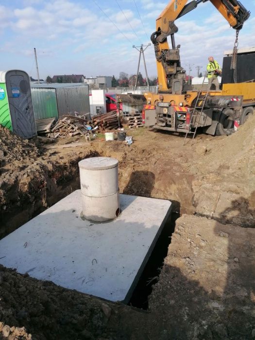 szamba betonowe atest, zbiorniki na szambo transport montaż gwarancja