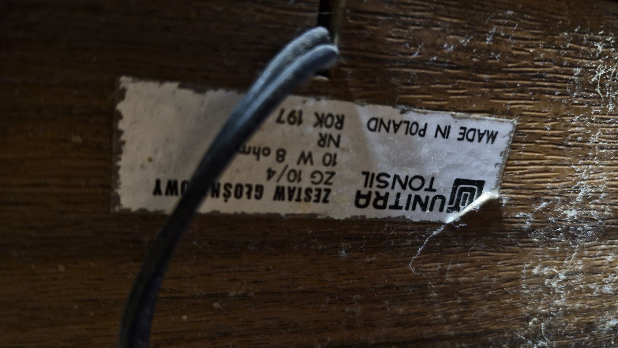 UNITRA Tonsil zg 10/4 2 glosniki