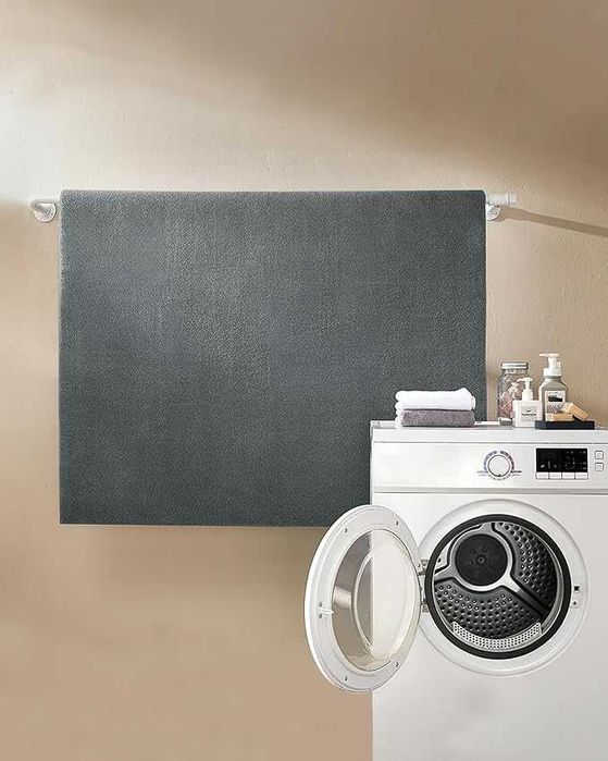 Dywan miękki antypoślizgowy 120 x 170 cm jasnoszary