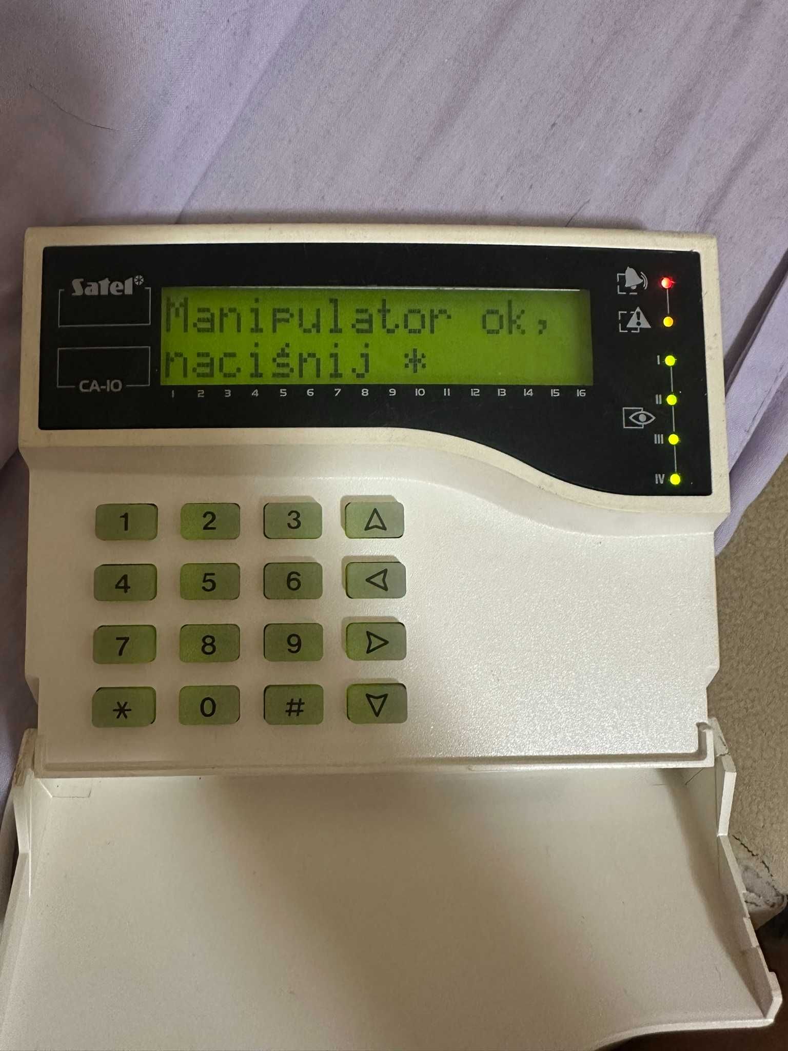 Centrala alarmowa Satel Ca 10 Maniupulator Ca 10