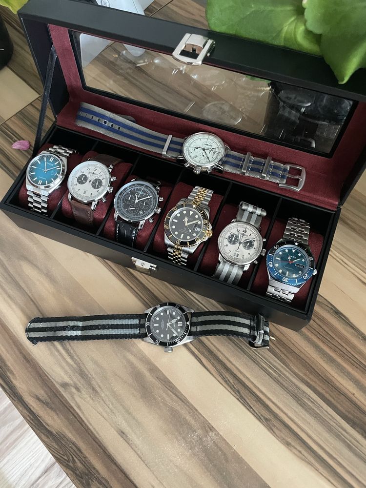 Zeppelin  lz127 Capuccino superLumiNova tachymetr chronograf