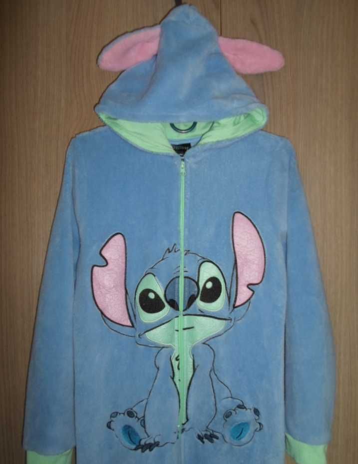 Кигуруми пижама слип Stitch флисовый 11-12 лет рост 152