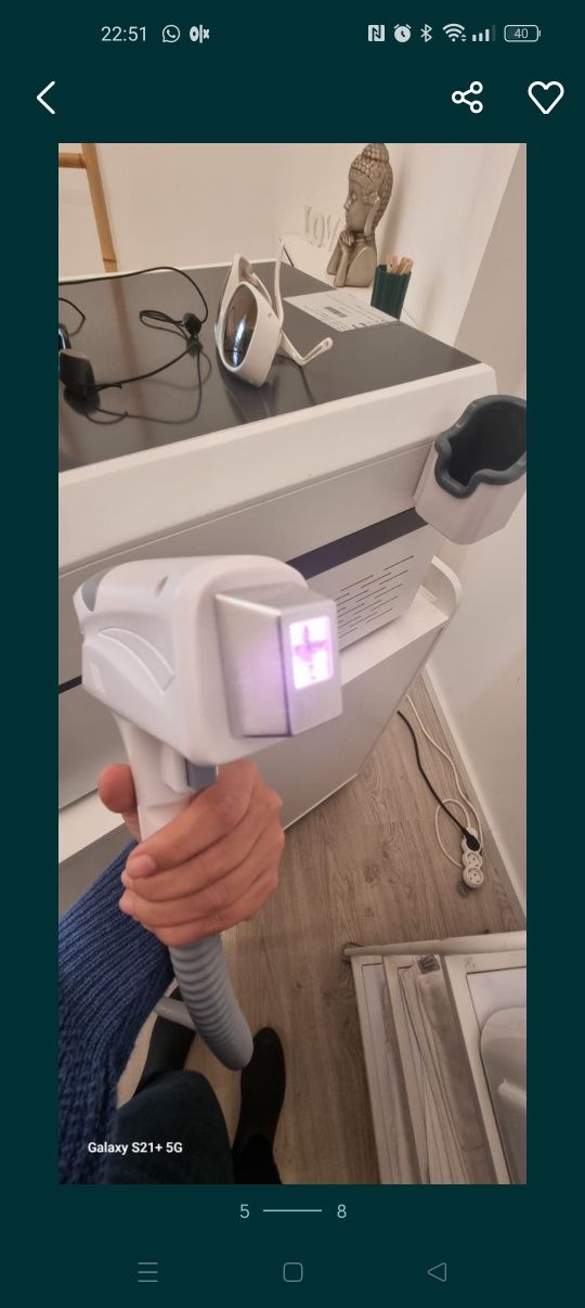 Alugo laser 3 ondas à semana Guimarães e Braga
