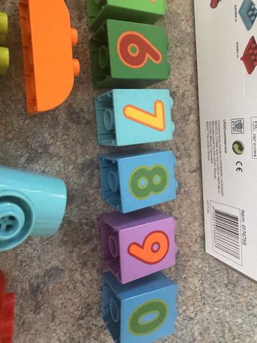 Lego Duplo pociag z cyferkami 10947