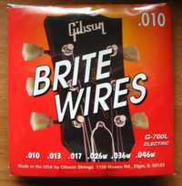 Gibson G-700L Brite Wires - struny do gitary elektrycznej