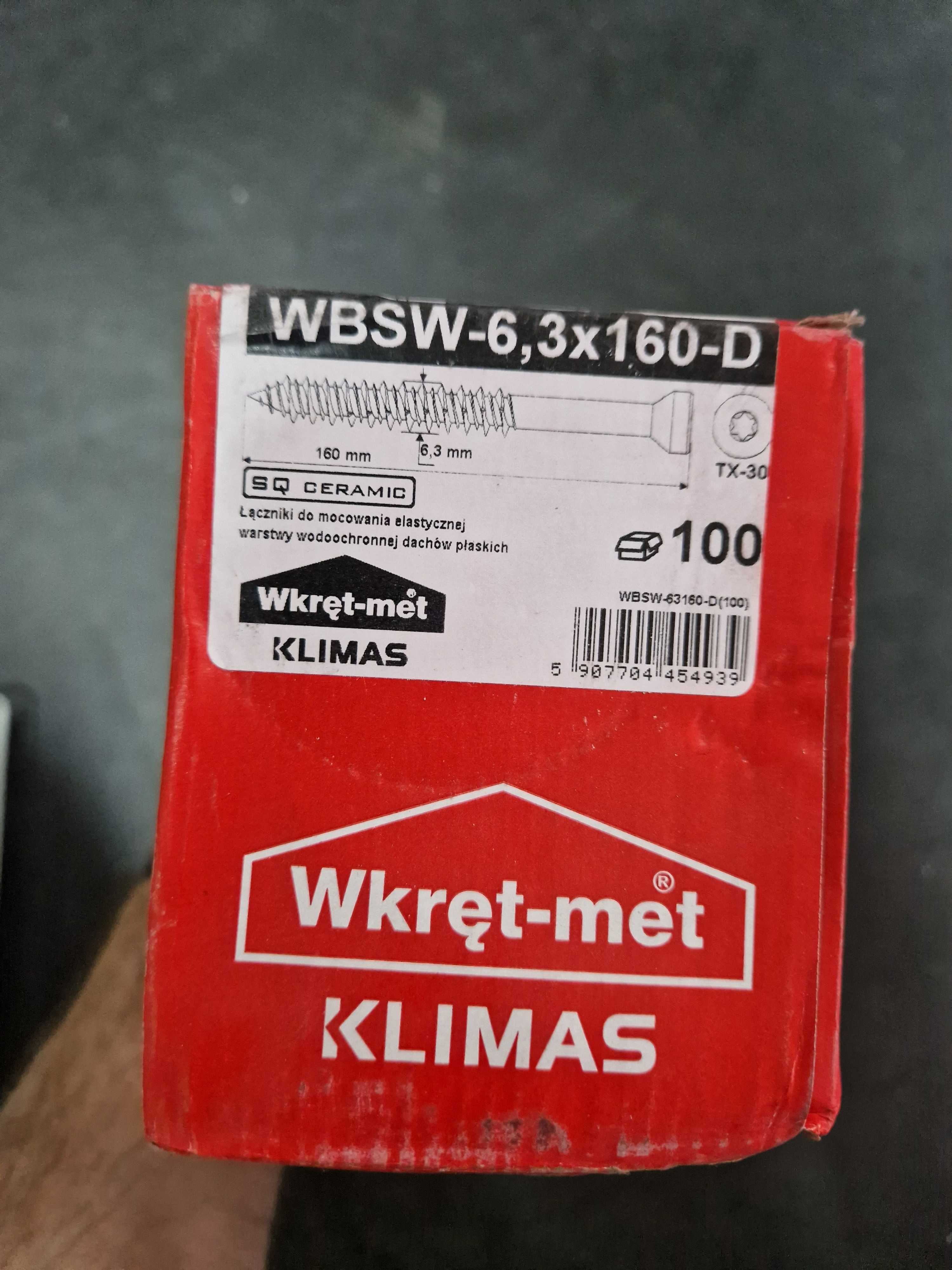 WBSW-D 6,3x160 Wkręt do betonu /100szt.