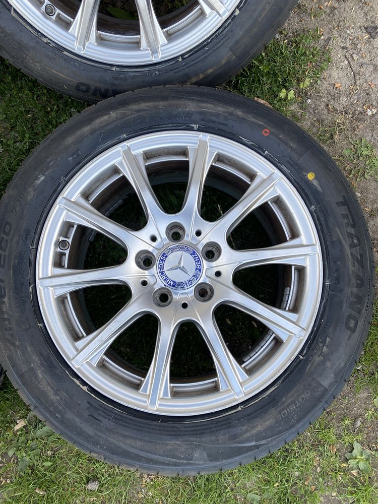 Felgi z oponami mercedes 5x112 oryginal lato nowe!