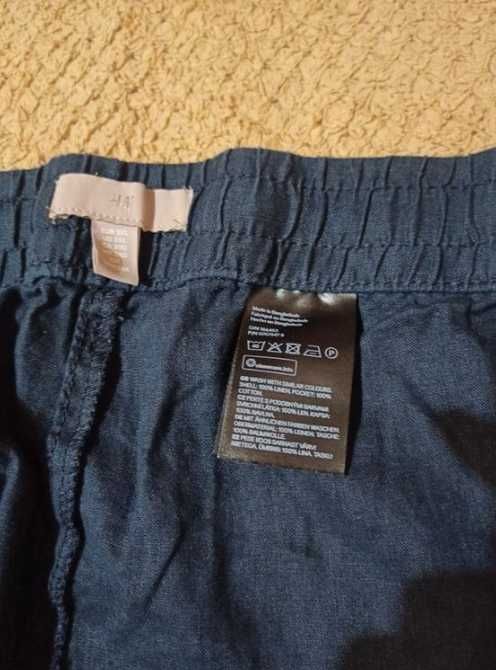 Льняные брюки H&M.