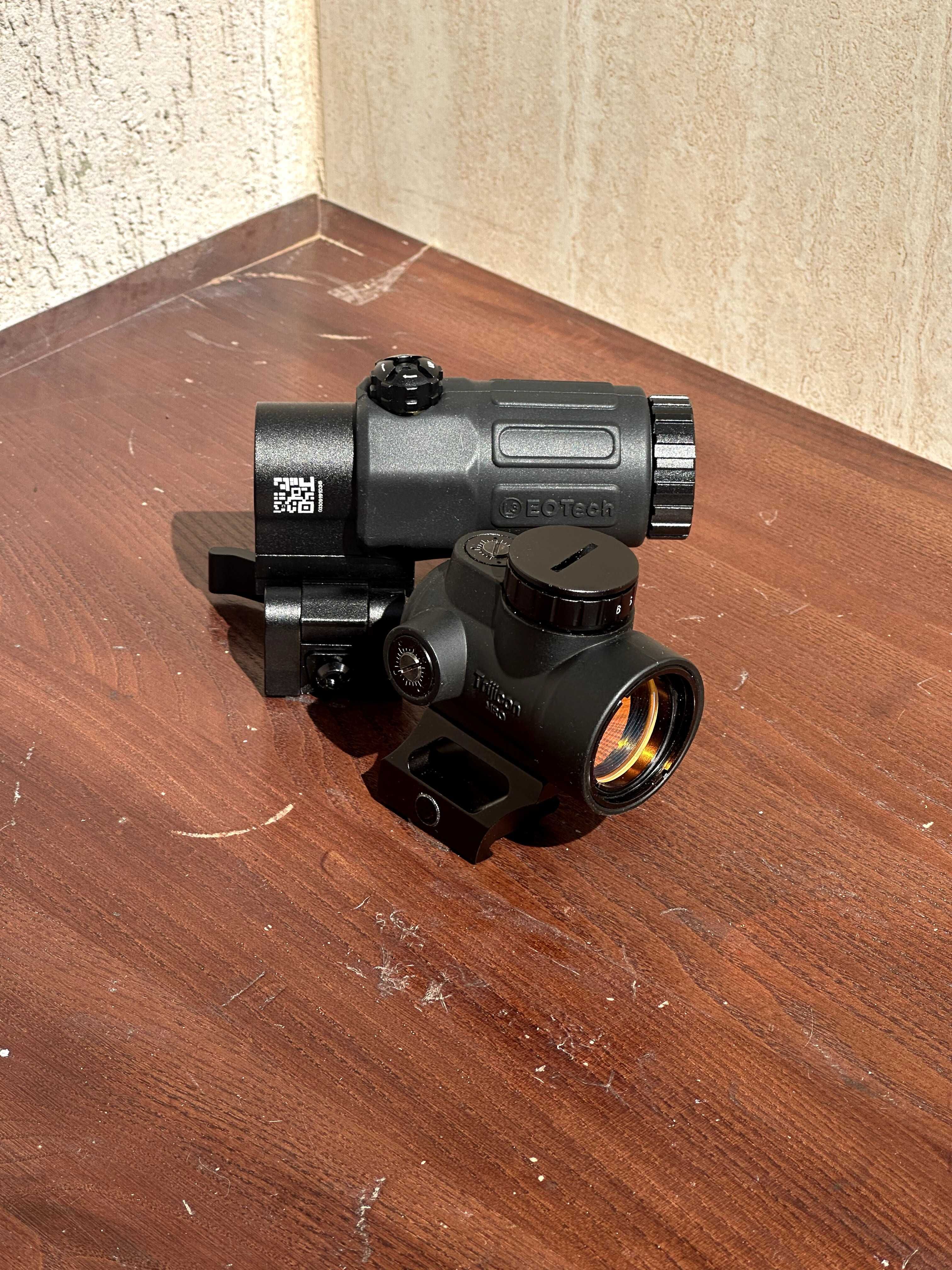 Набор Коллиматор Trijicon MRO и магницефер Eotech G33