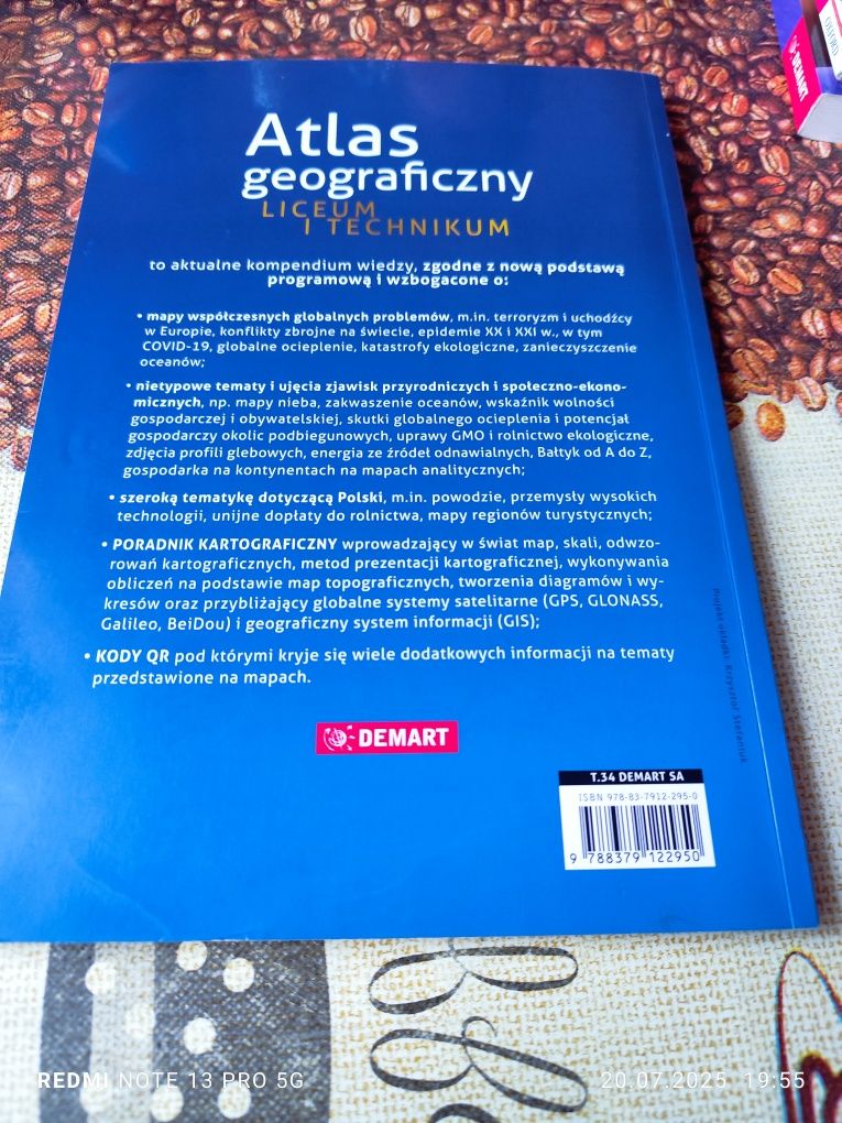 Książka Atlas geograficzny