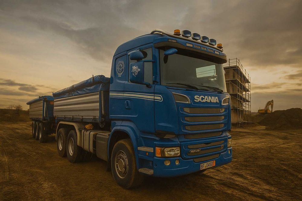 Wynajem Ciężarowy Kiper Wywrotka Wywrotki Ciężarówka Stała współpraca