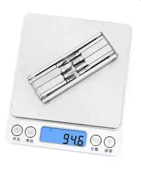 TOOPRE  MULTITOOL Rowerowy Zestaw Narzędzi 8 Funkcji Dobry i Lekki 95g
