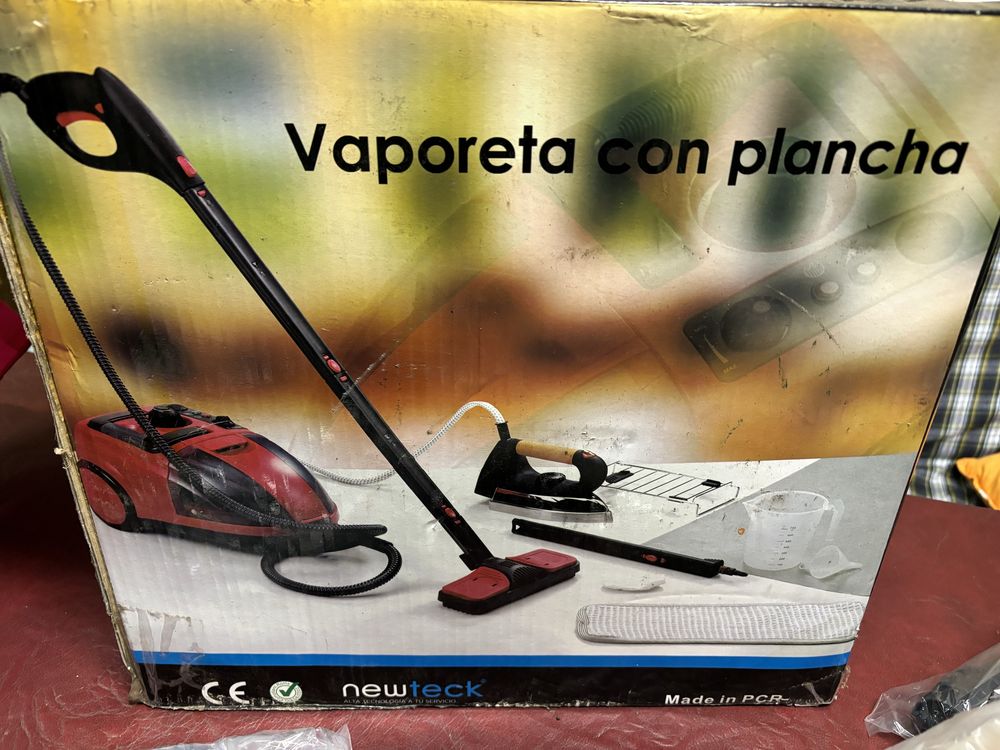 Maquina de limpeza a vapor com ferro