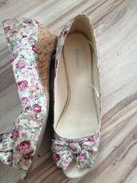 Buty damskie bez palców kwiaty Graceland 40