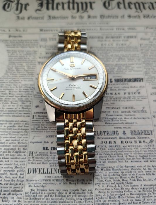 Seiko 5 SportsMatic Deluxe 7606 65r zegarek DX
