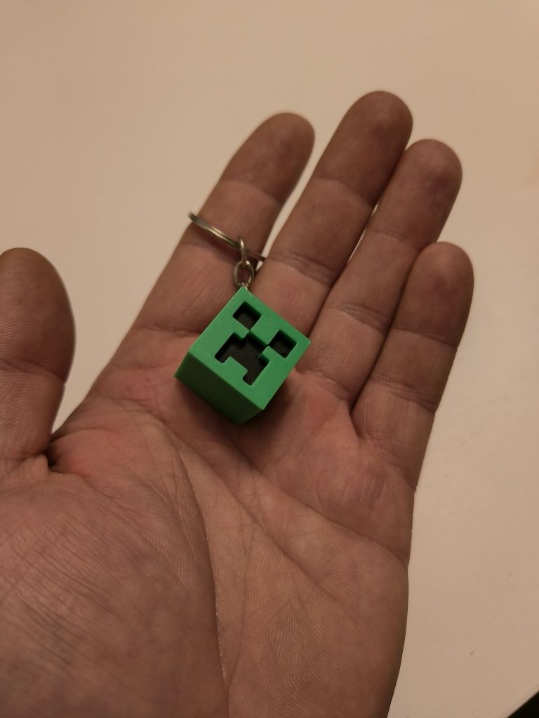 Breloczek minecraft creeper