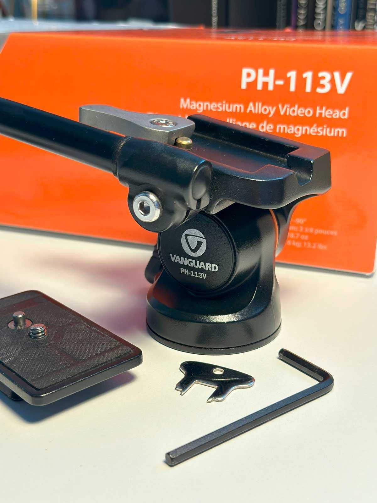 Cabeça de Tripe Vanguard PH-113V, como NOVO!