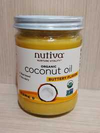 Nutiva Органическое кокосовое масло с ароматом сливочного маслааа, 414