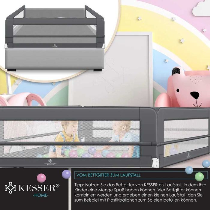 Barierka Ochronna do Łóżka dla Dzieci - Bezpieczny i Spokojny Sen. 012