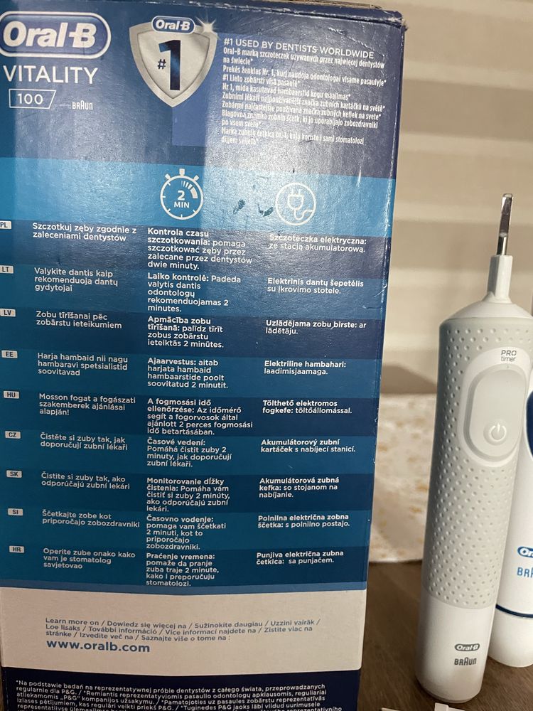 Zestaw szczoteczek elektrycznych Oral B