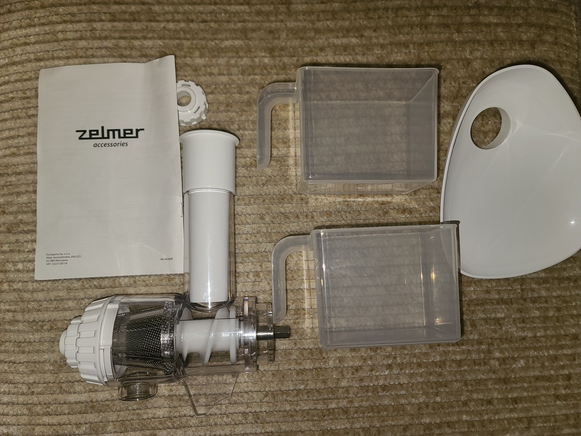Насадка-соковыжималка Zelmer ZMMA101W Новая!!!