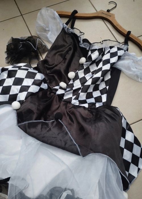 Kostium strój roz.L/XL Arlekin Cyrk Cyrkówka karnawał bal