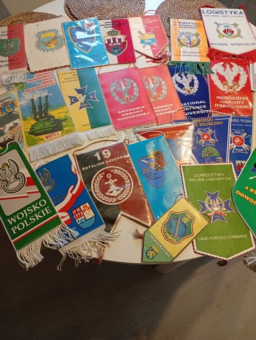 Proporczyki wojskowe zestaw