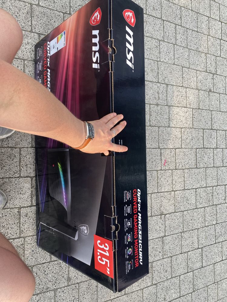 Monitor MSI Optix MAG321CURV 31.5 cali (3840 x 2160 (UHD) 4K IGLA