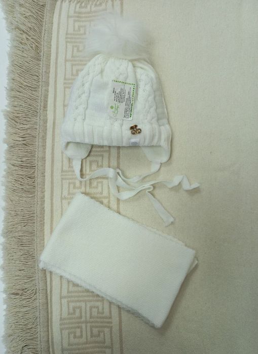 Зимова Шапка + шарф Модний карапуз 48-50