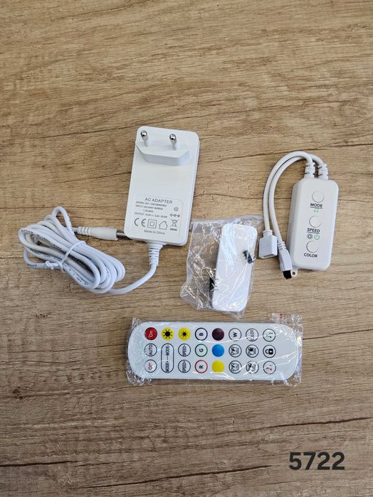 Sterownik i pilot do taśm LED nowy (5722-68)
