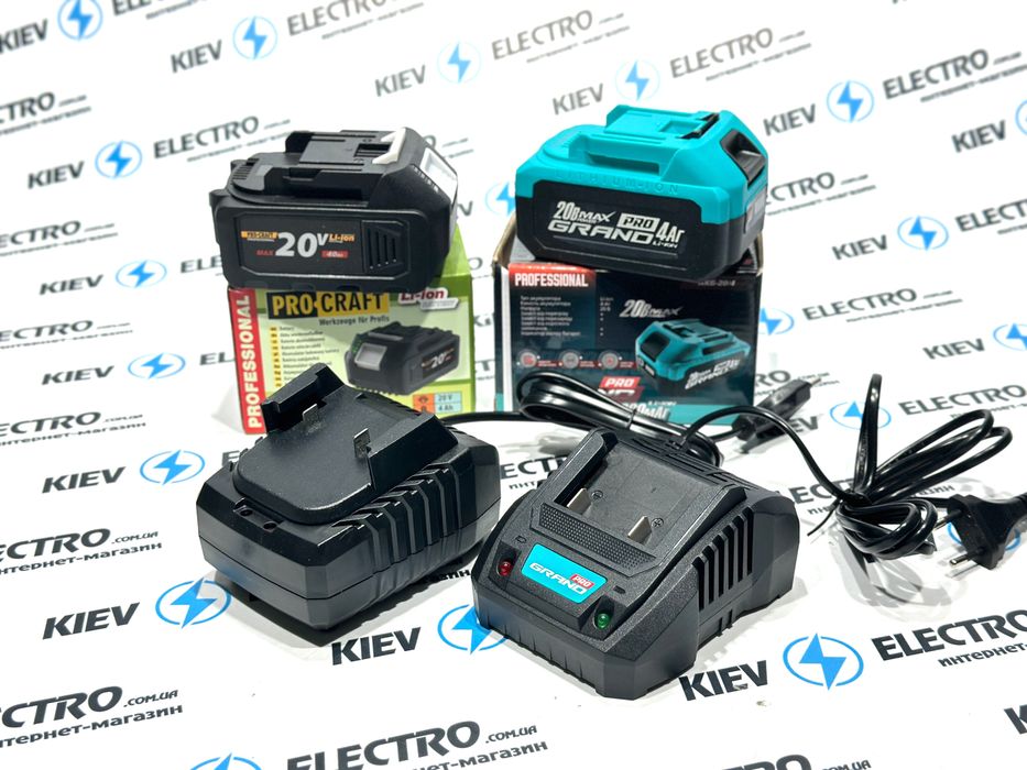 Аккумулятор зарядка на шуруповерт ProCraft Grand Makita (20V 21V/4 ам)