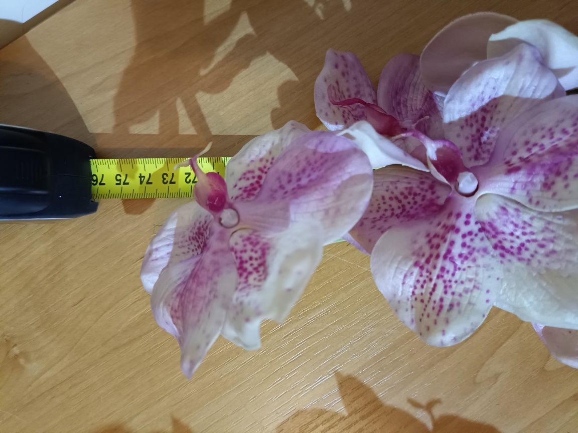 Orchidea Wanda gałązka sztuczna 74 cm