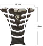 3D карбоновая наклейка на бак мотоцикла spirit beast 9 видов