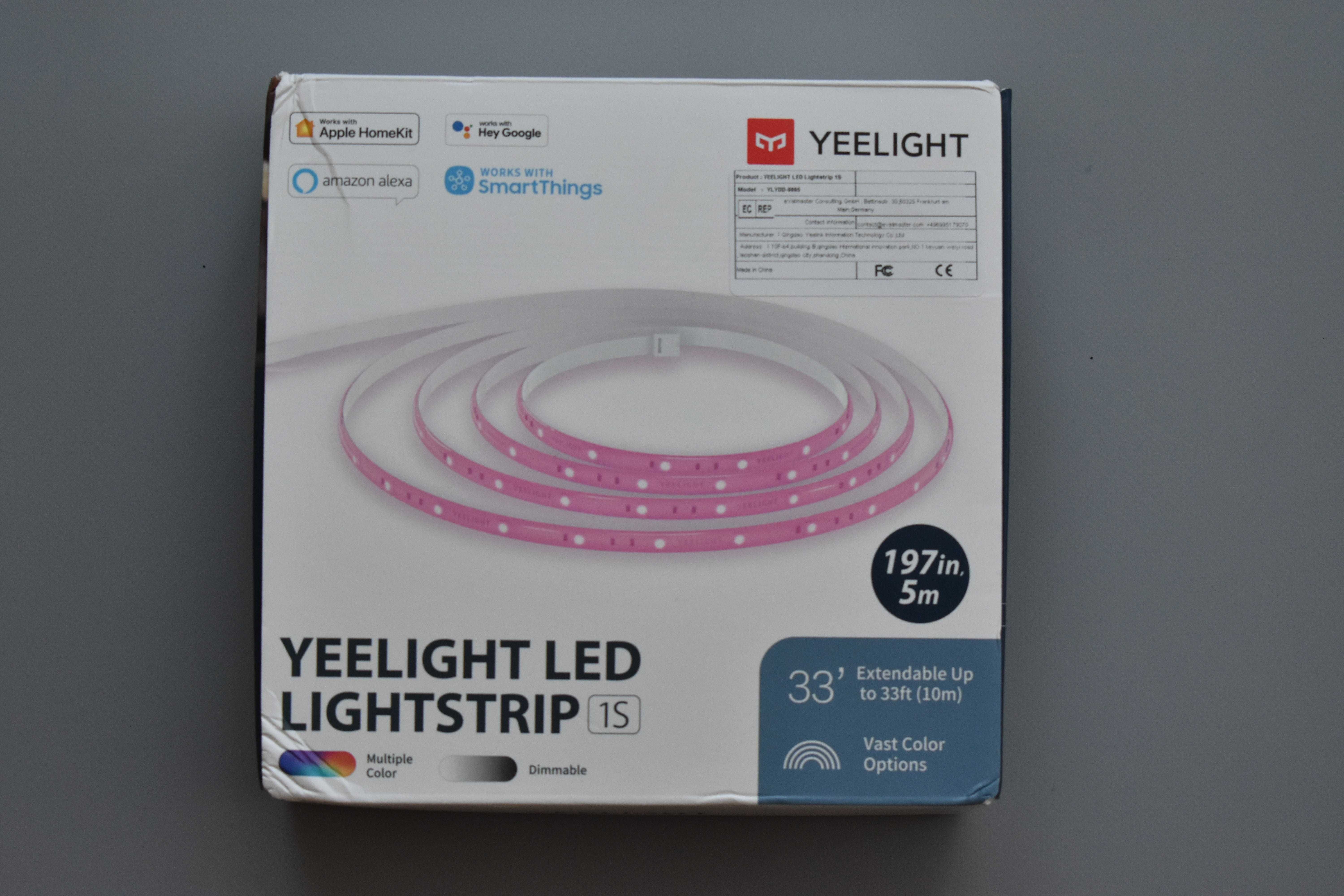 LED стрічка Yeelight Lightstrip Plus 1s - 5 метрів! (YLDD05YL)