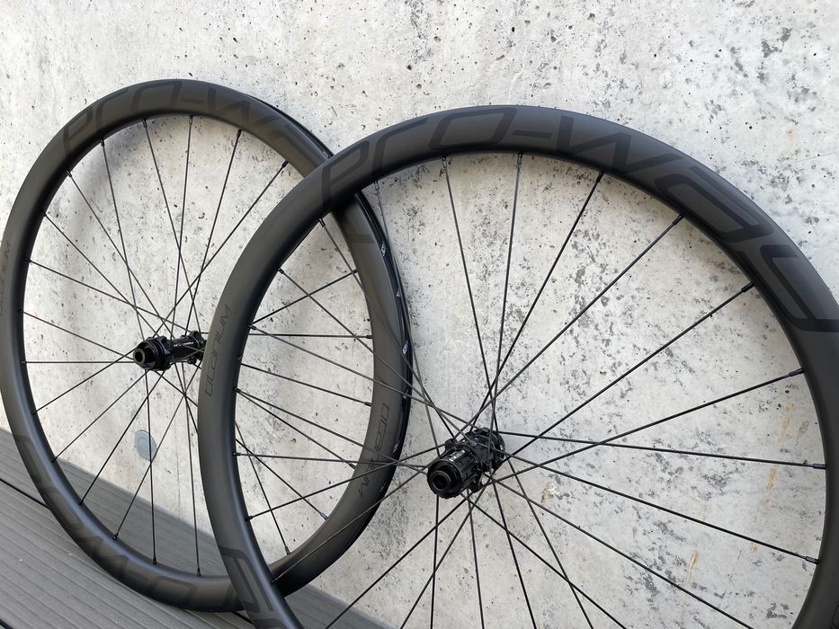 BLACK WEEK!!!  Koła carbon szosowe PRO-WAY TITANIUM 38mm 1280g! disc