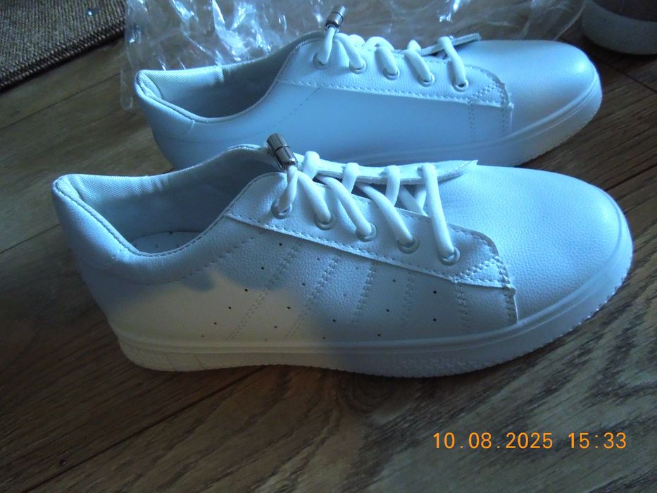 Nowe Adidasy Sportowe Białe Damskie Star 41 - Tanio sprzedam