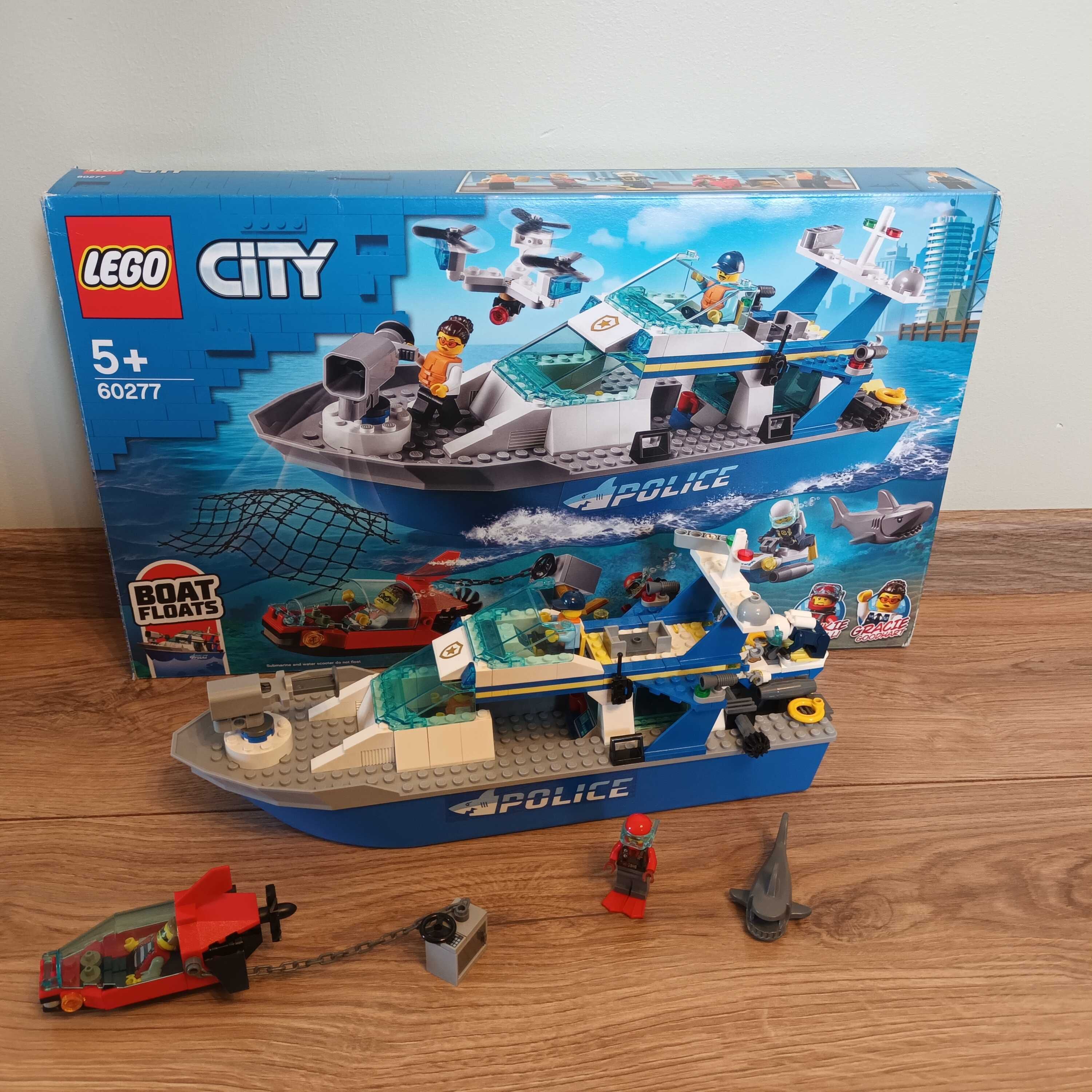 LEGO City 60277 Policyjna łódź patrolowa