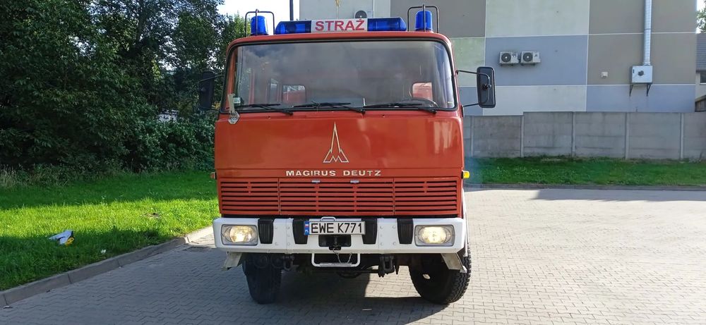 Magirus FM170 D 11 FA  Pożarniczy, oryginalny niski przebieg