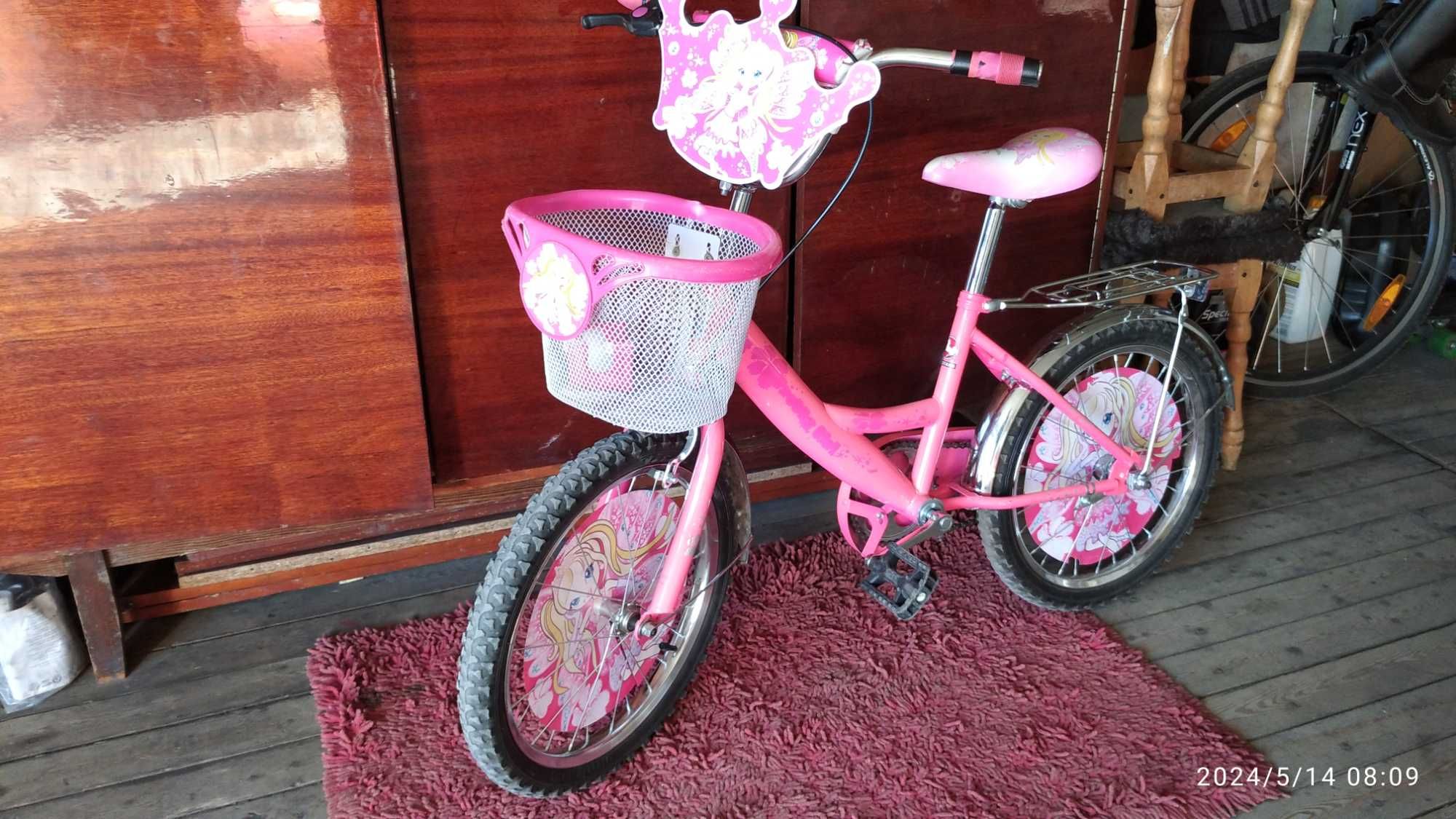 Велосипед для дівчинки Mustang ( принцеса). 5-8 років