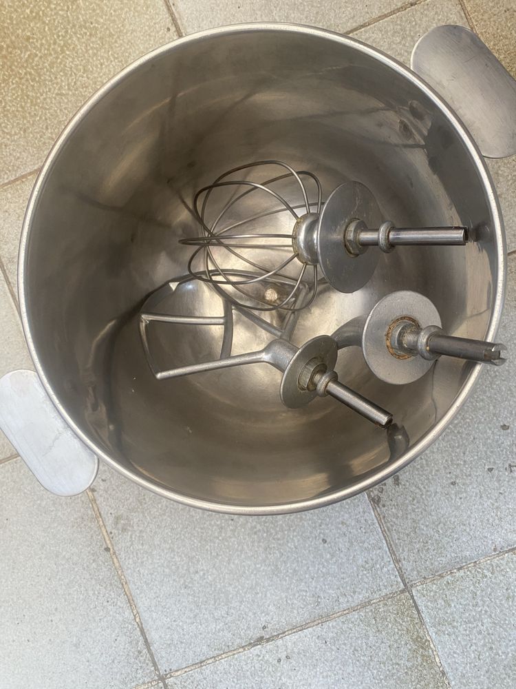Pecas para batedeiras em aluminio balde em inox