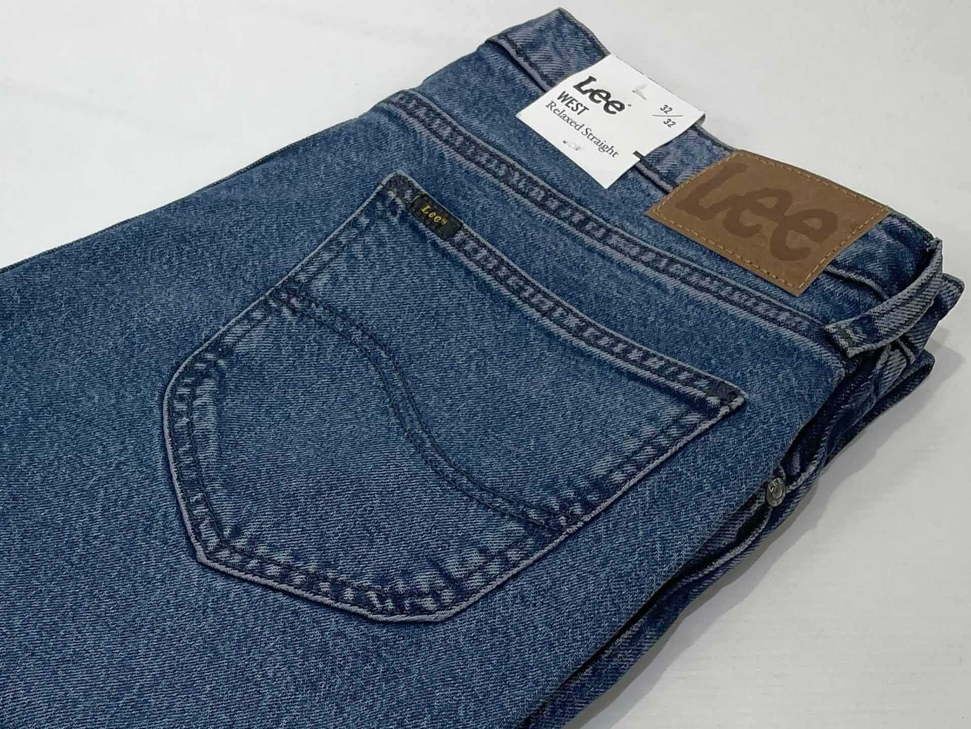 Spodnie męskie jeansy Lee West Blue Abbys W38 L32