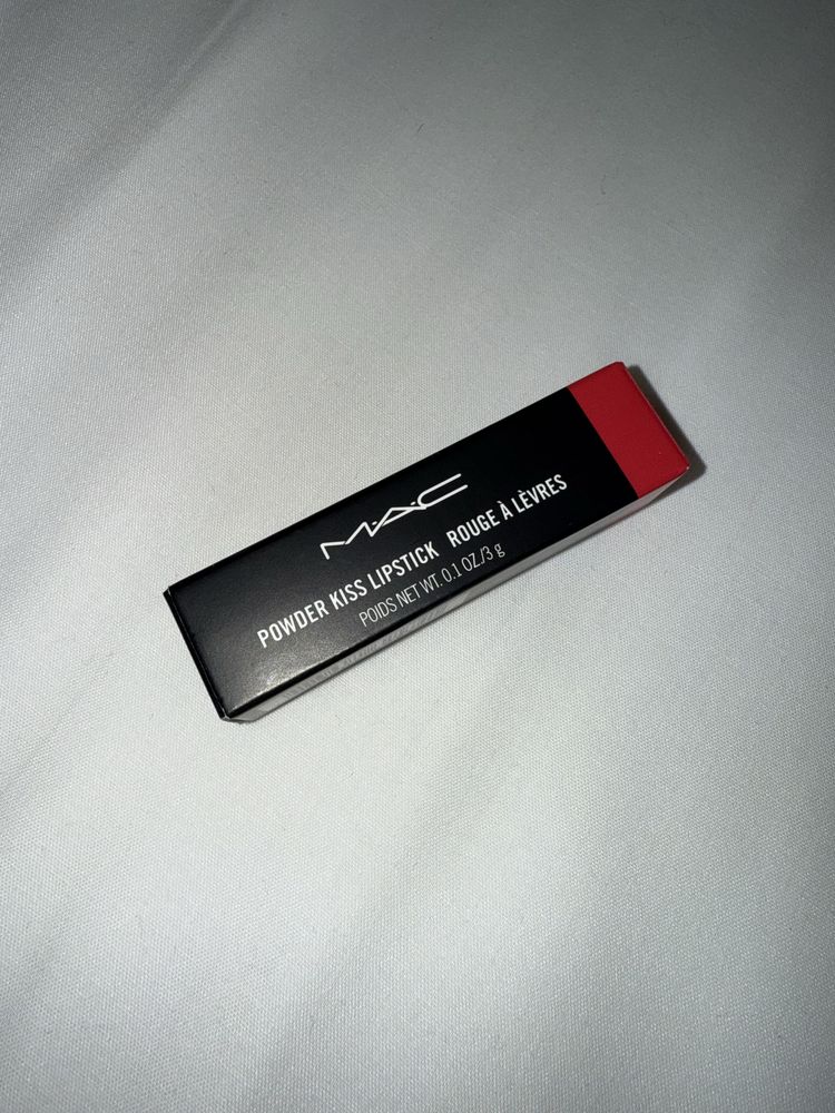 MAC матуюча помада червона відтінок Ruby New 3 гр,Powder Kiss Lipstick